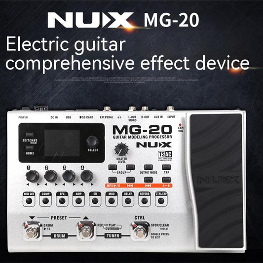 Procesador de Efectos para Guitarra Eléctrica MG-20