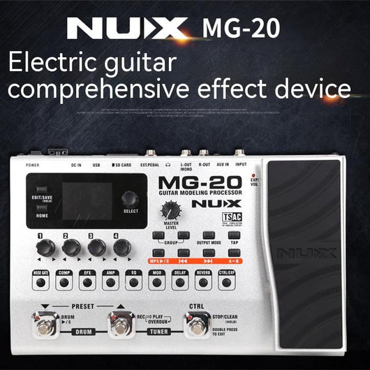 Procesador de Efectos para Guitarra Eléctrica MG-20