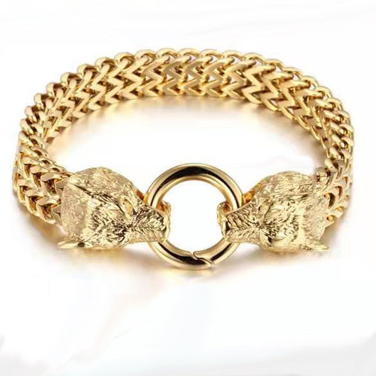 Pulsera de Acero Inoxidable para Hombre León - Image 4