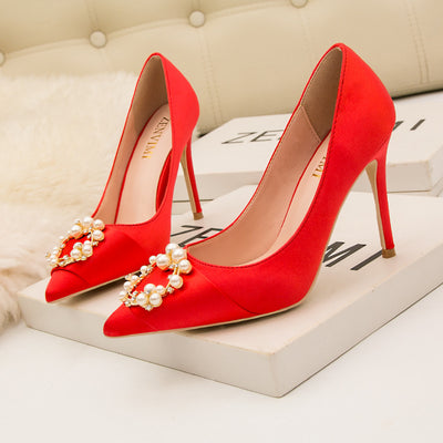 Zapatos de Tacón Stiletto Elegantes para Bodas y Eventos - Image 10