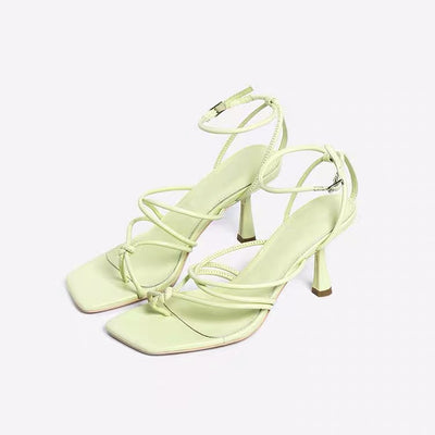 Sandalias de Tacón Alto Versátiles con Hebilla - Diseño Minimalista y Moderno - Image 4