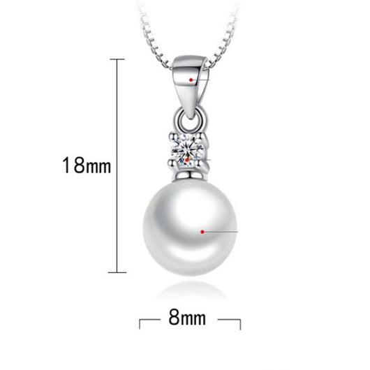 Collar de Oro Blanco con Diamante de Zircón Geométrico Rombo Retorcido - Image 5
