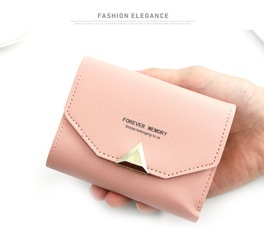 Billetera Corta Estilo Coreano para Mujer con Múltiples Compartimentos - Image 5