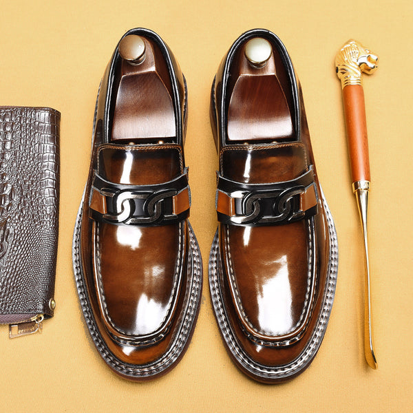Mocasines Ejecutivos con Hebilla Horsebit Estilo Británico