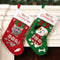 Bolsa de Regalos Navideños con Calcetines Estampados