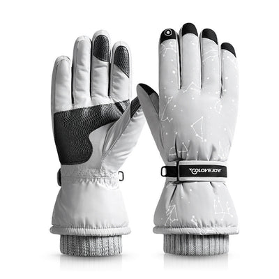 Guantes Térmicos Acolchados para Ciclismo con Relleno de Terciopelo y Algodón - Image 38