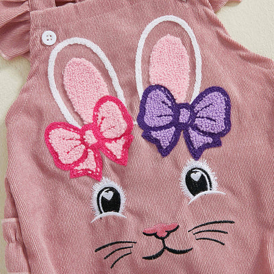 Conjunto de Dos Piezas Conejito Adorable en Pana para Bebé - Image 4
