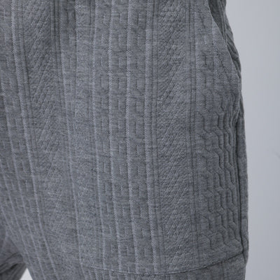 Conjunto de 2 Piezas Hombre: Playera Jacquard Cuello V Manga Corta + Shorts con Bolsillos - Image 20