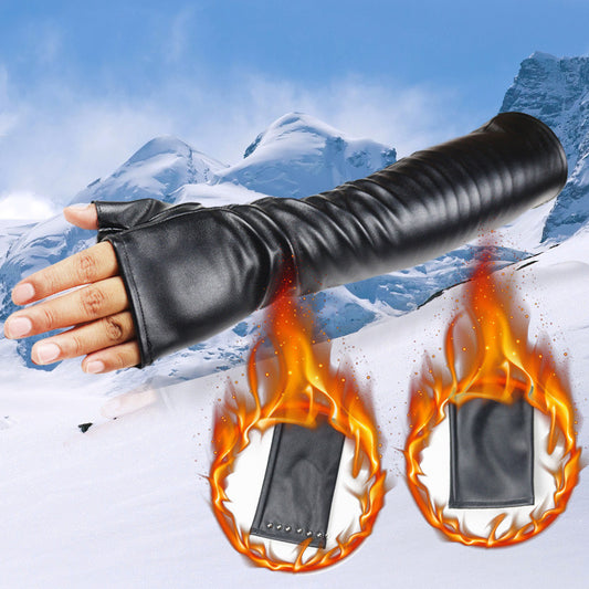 Guantes de Cuero PU Táctiles para Otoño e Invierno - Calidez y Conectividad - Image 2