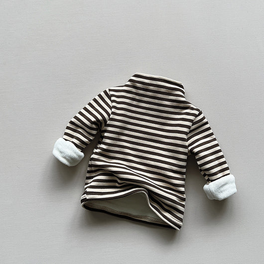 Polera Cuello Alto Acolchada en Terciopelo para Niños - Abrigador Versátil - Image 5