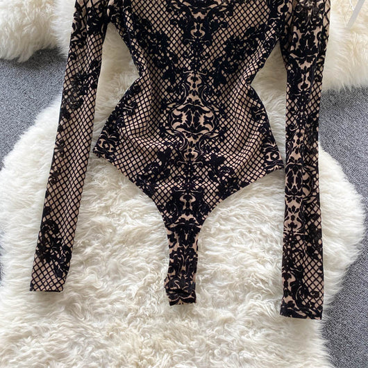Camiseta Mesh Manga Larga para Mujer - Ajuste Perfecto - Image 7