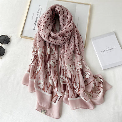 Chal Ligero de Algodón y Lino para Mujer - Abrigo Versátil Otoño e Invierno - Image 18