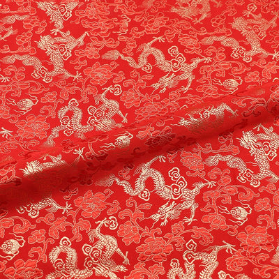 Tela de Brocado Seda Auténtica para Traje Tang Antiguo y Cheongsam - Artesanía DIY - Image 11