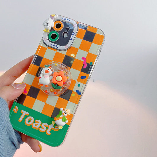 Funda para Teléfono Pato Adorable con Protección Silicona y Cámara Integrada - Image 9