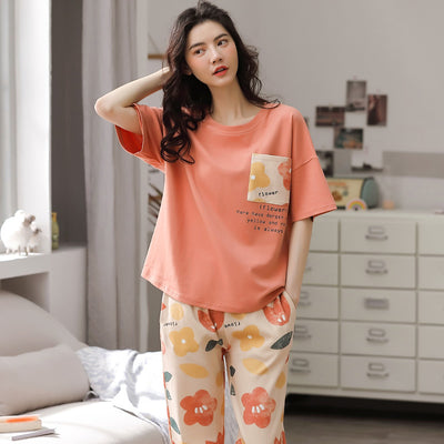 Pijama de Algodón para Mujer - Conjunto Casual y Cómodo
