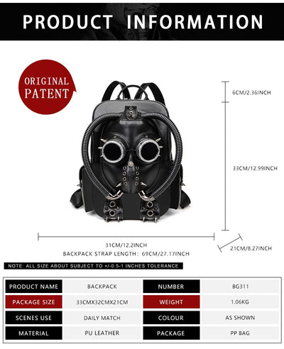 Mochila Gótica para Mujer - Estilo Alternativo y Funcional - Image 7
