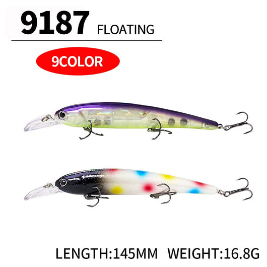 Señuelo Flotante de Lengüeta Profunda para Pesca en Agua Salada - Image 4