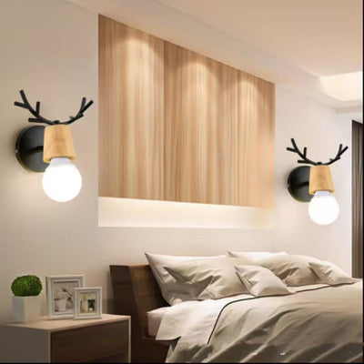 Lámpara de Pared Nórdica con Astas - Diseño Moderno Macaron para Pasillos - Image 13