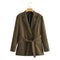 Blazer con Cinturón de Elegancia Sofisticada