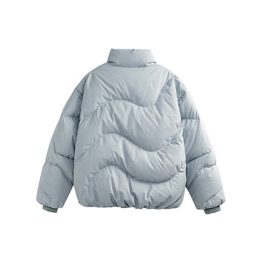 Chaqueta Acolchada Minimalista de Plumón Japonesa - Image 3