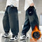 Pantalones Gruesos Cálidos Estilo Coreano para Niños