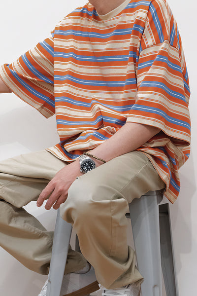 Camiseta Holgada de Rayas y Colores Pastel - Image 5