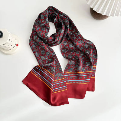Pañuelo de Seda Reversible para Hombre con Estampado Doble Cara - Image 4