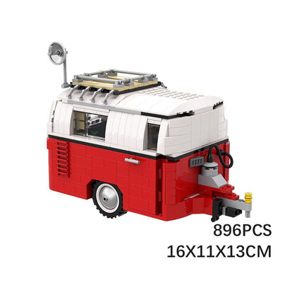 Juego de Bloques de Construcción RV Trailer T1 - Micro Piezas - Image 4