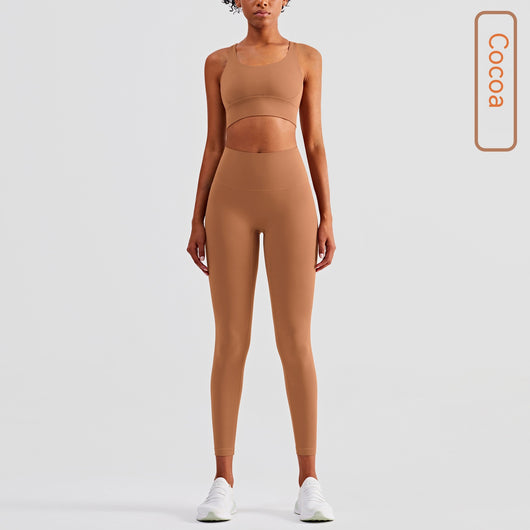 Conjunto Deportivo Mujer con Espalda Cruzada - Leggings y Top Yoga - Image 10