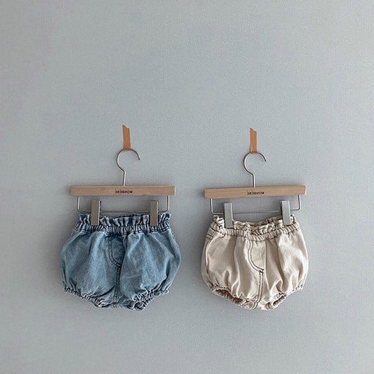 Pantalones Cortos con Cintura de Encaje para Bebé - Diseño Cómodo y Elegante - Image 9