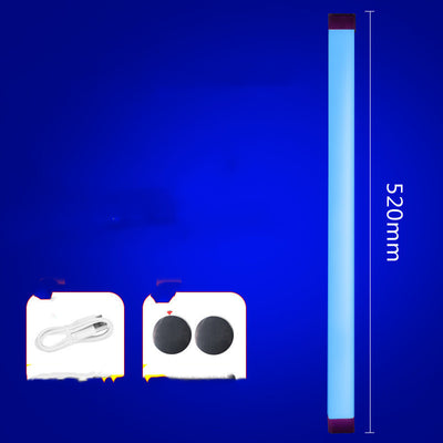 Lámpara LED Recargable Tubo Luz de Relleno Azul Púrpura para Dormitorio - Image 35