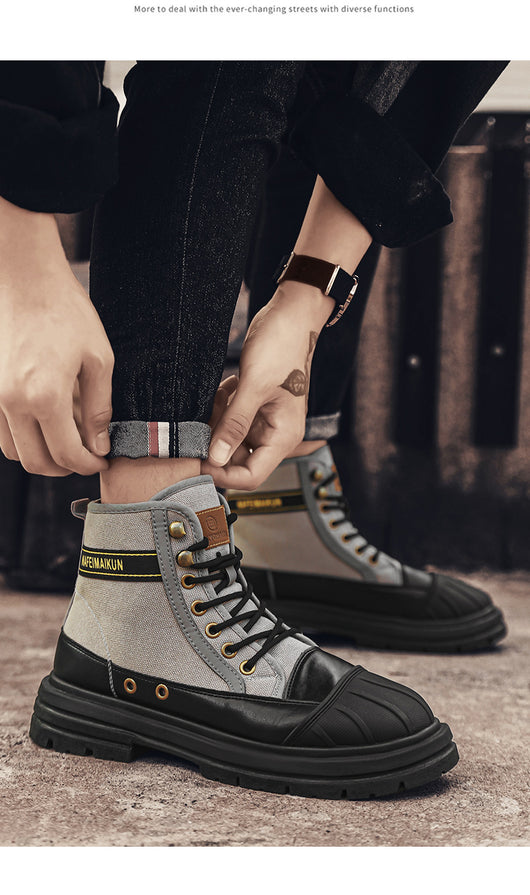 Botas Martin Altas Estilo Británico para Hombre - Image 17