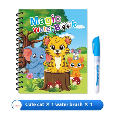 Libro Mágico de Pintura con Agua para Niños - Álbum de Colorear Reutilizable - Image 13