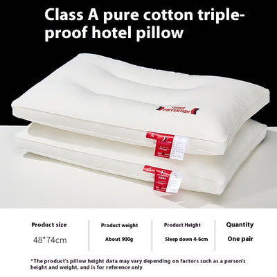 Almohada de Algodón Puro Antibacteriana Anti-ácaros Clase A - Image 7