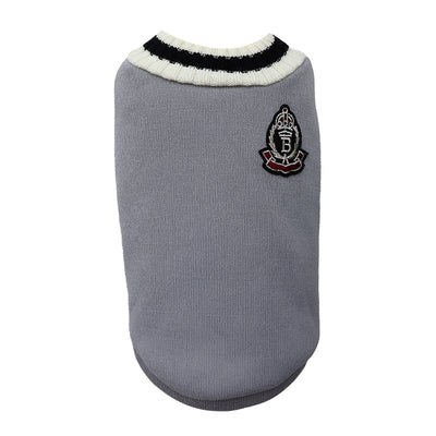 Suéter Tejido para Perro Estilo Preppy con Cuello en V - Image 3