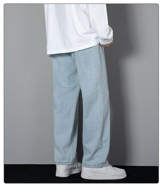 Pantalones Vaqueros Rectos Estilo Hong Kong con Efecto Adelgazante para Hombre - Image 16