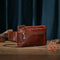Cowhide Leather Waist Bag for Work - Large Capacity and Waterproof