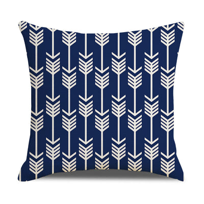 Funda de Almohada Lino Geometría Simple - Diseño Moderno para Sofá y Hogar - Image 11