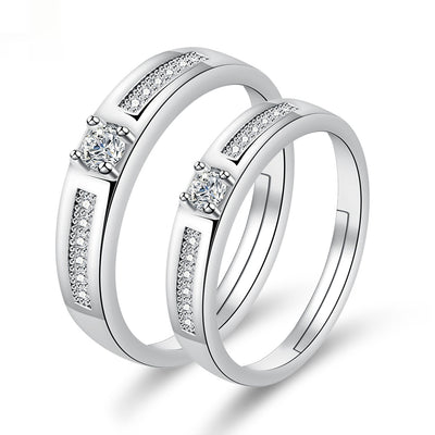 Anillos de Compromiso Moissanita para Parejas - Image 4