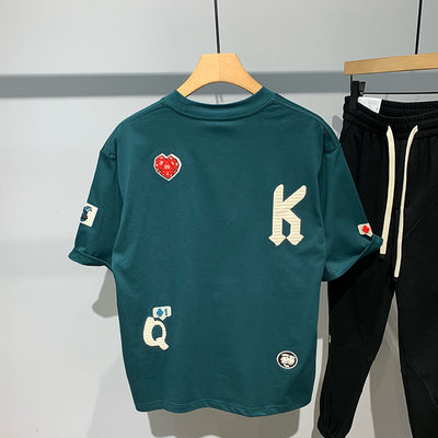 Camiseta Estampada con Bordado para Hombre - Image 15