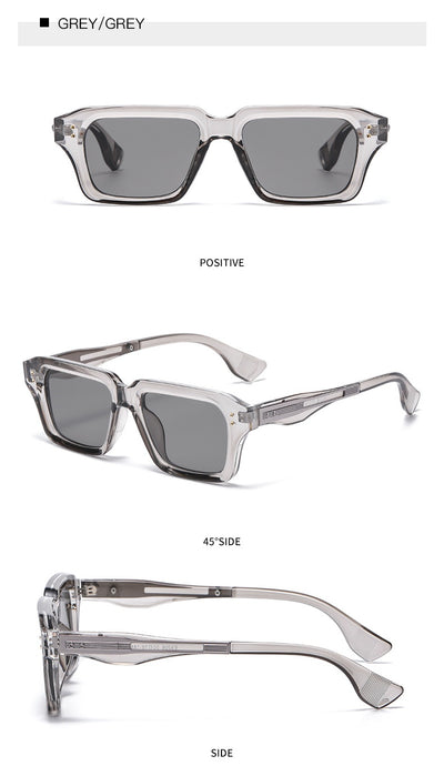 Gafas de Marco Cuadrado Beige Estilo Europeo - Reloj de Tendencia Chic - Image 28