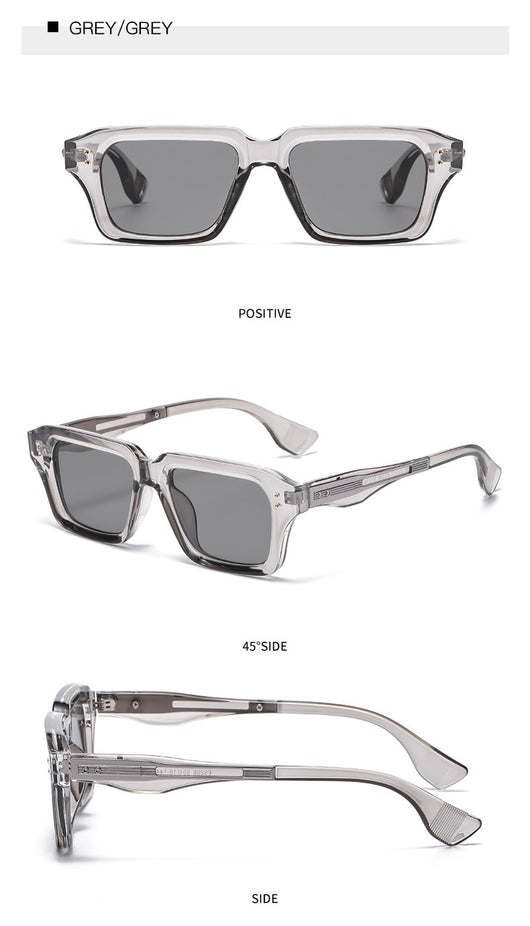 Gafas de Marco Cuadrado Beige Estilo Europeo - Reloj de Tendencia Chic - Image 28