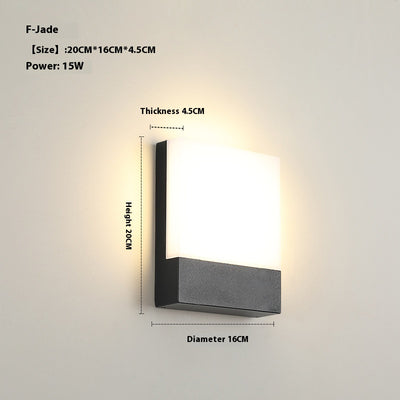 Lámpara LED Impermeable para Balcón y Jardín - Diseño Moderno Minimalista - Image 14