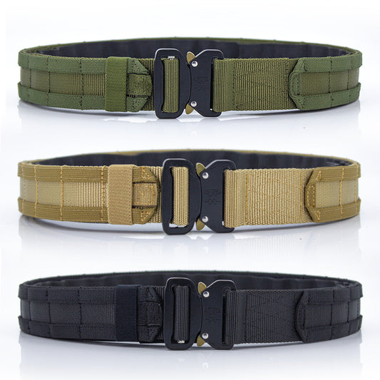 Cinturón Táctico de Liberación Rápida para Hombre - Entrenamiento y Outdoor