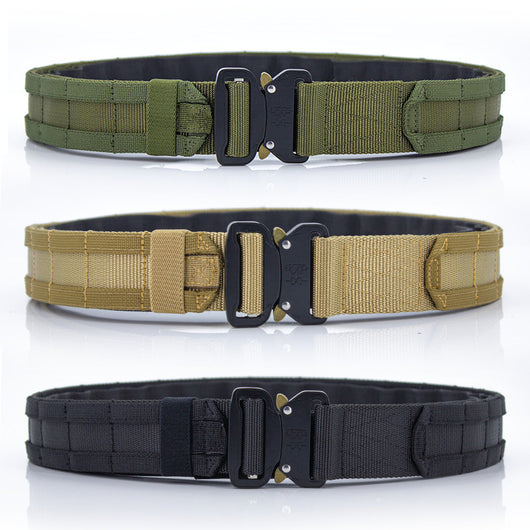 Cinturón Táctico de Liberación Rápida para Hombre - Entrenamiento y Outdoor