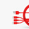 Cable Universal Tres en Uno para Carga de Dispositivos Móviles