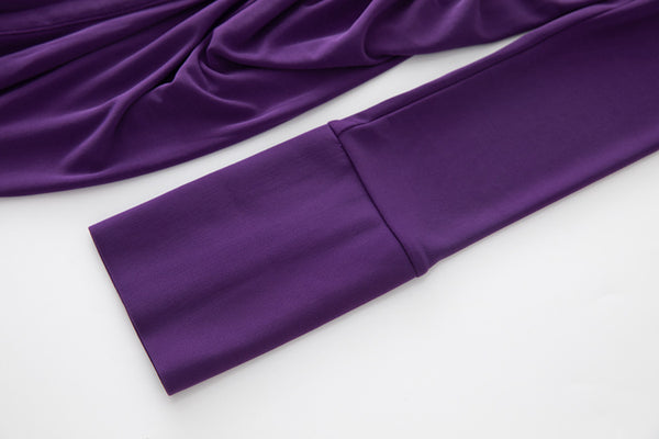 Vestido Liso con Cierre en Cintura y Dobladillo Casual