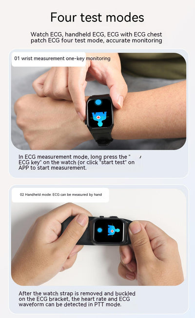 Reloj Inteligente de Salud Integral con Monitoreo de Oxígeno, Glucosa y Temperatura - Image 10