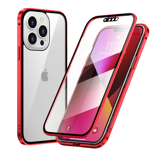 Funda Magnética de Vidrio Templado Doble Cara para iPhone 14 - Image 3
