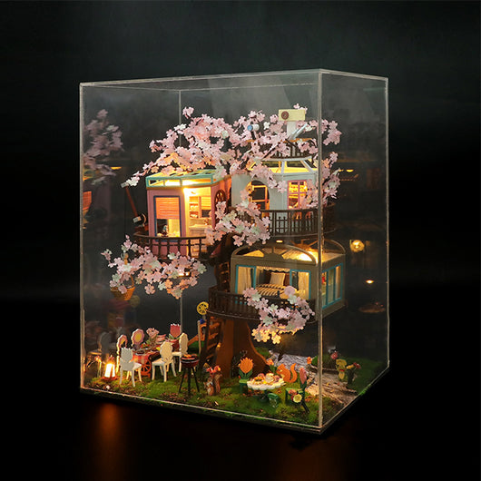 Casa de Árbol Sakura: Puzzle 3D de Madera Artesanal con Sonido Estéreo - Image 4
